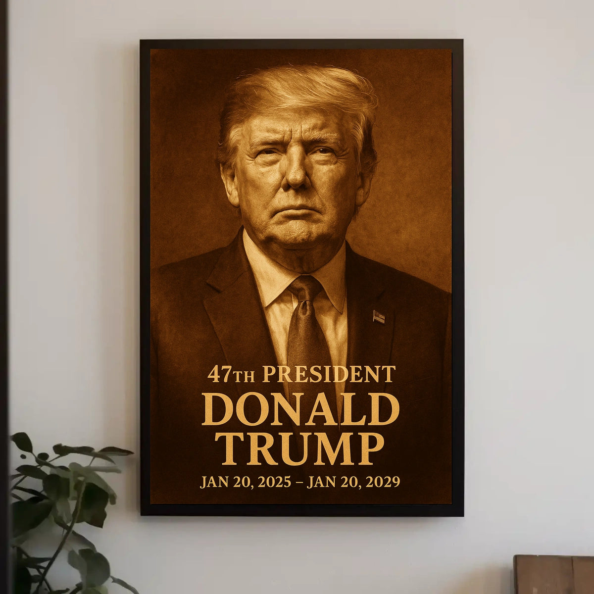 Donald Trump 47th President Poster
