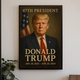 Donald Trump Visionary Leadership Patriotic Classic Poster