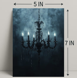 Gothic Chandelier Poster