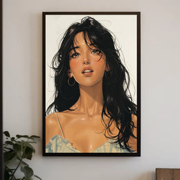 Enigmatic Portrait Poster