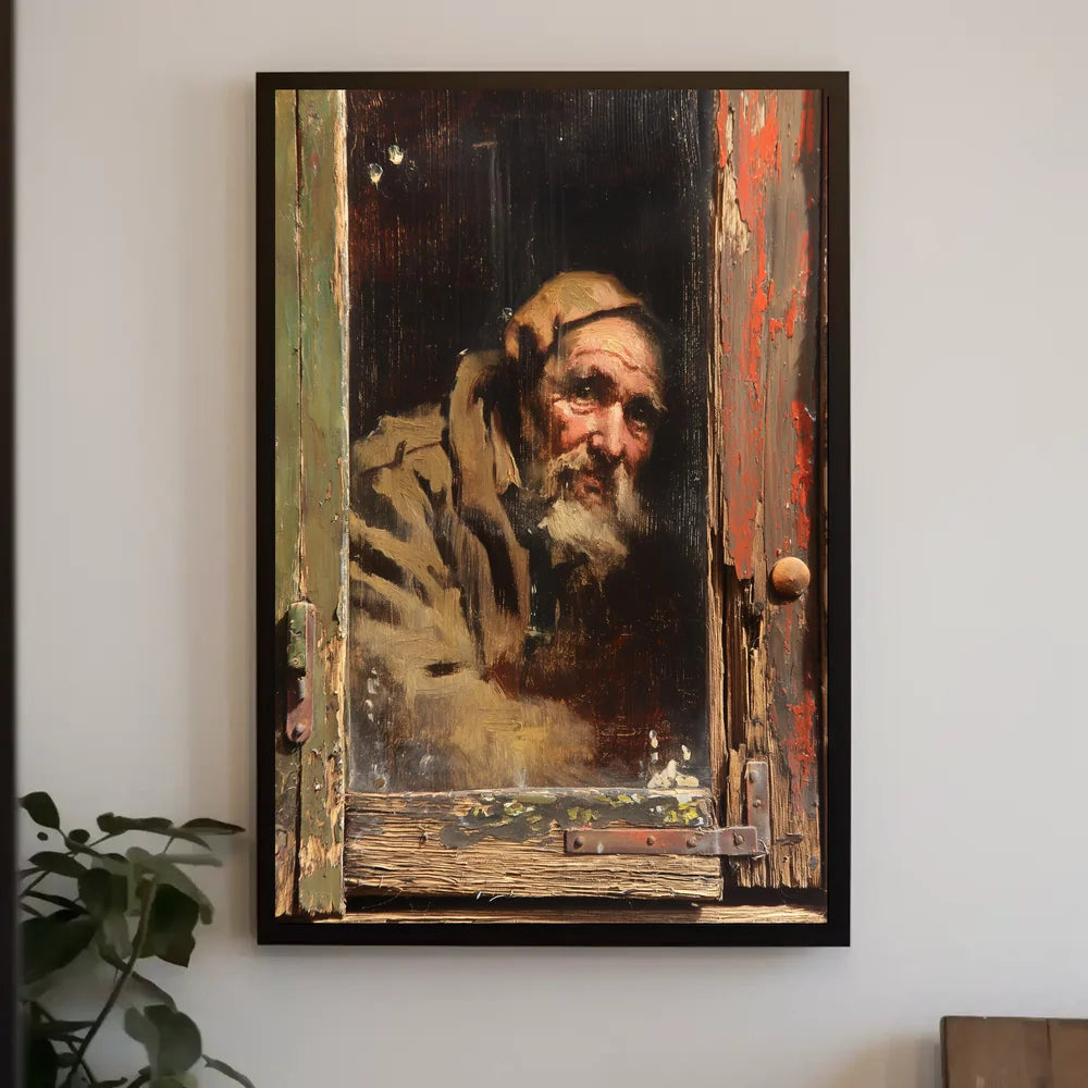 Vintage Parisian Café Scene Poster