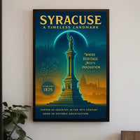 Syracuse A Timeless Landmark Poster