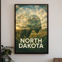 North Dakota Wilderness Poster