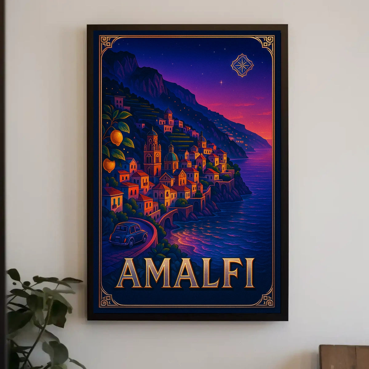 Amalfi Coast Dreamscape Poster