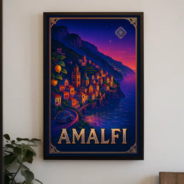 Amalfi Coast Dreamscape Poster