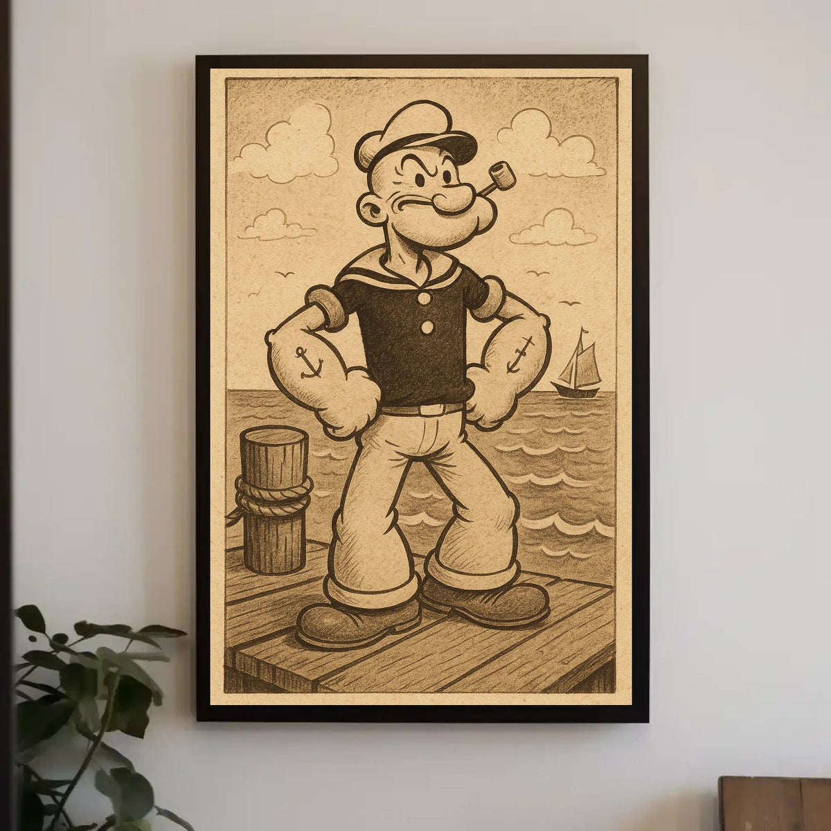 Popeye 1929 Art Poster POP-187