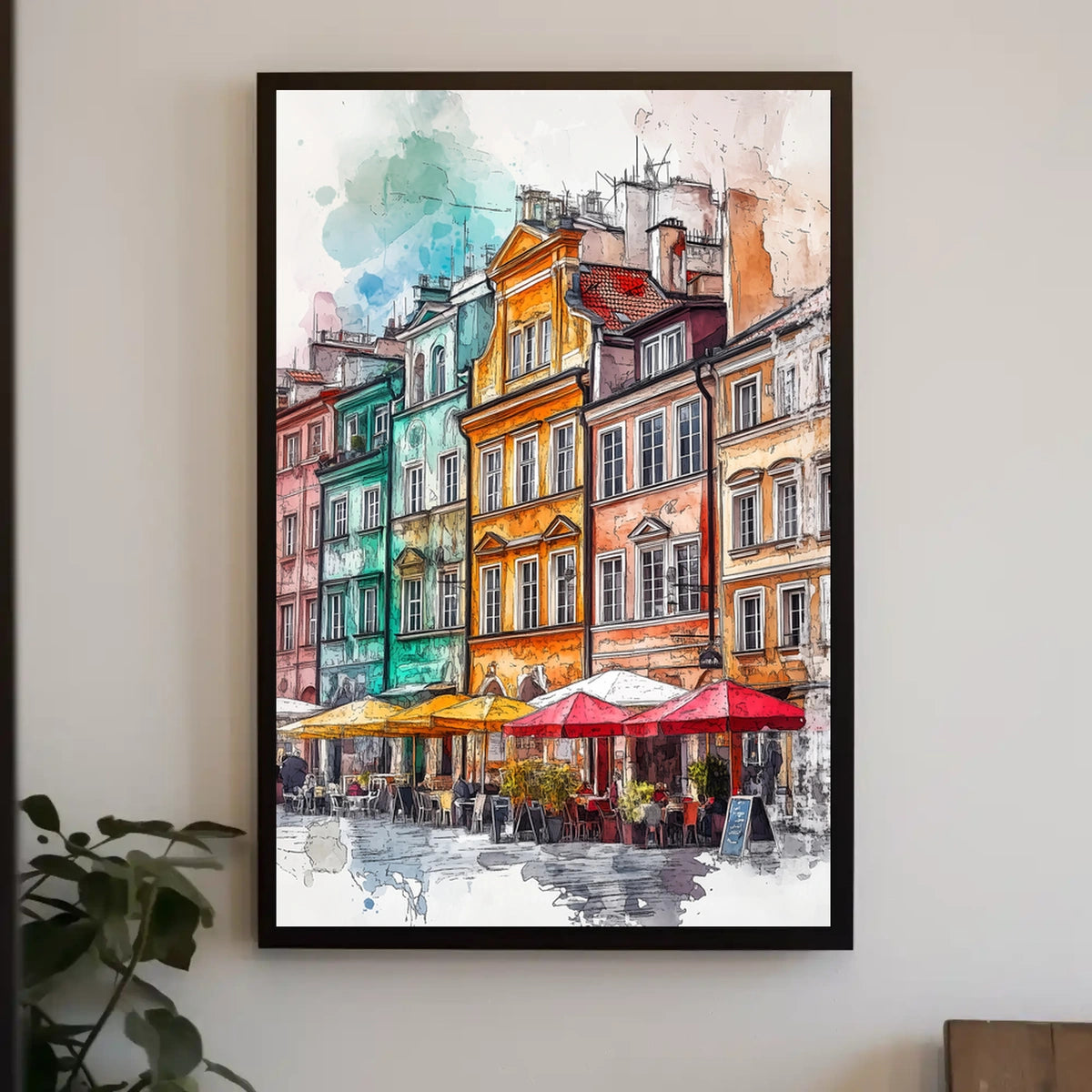 Poland Warsaw Old Town Square Poster