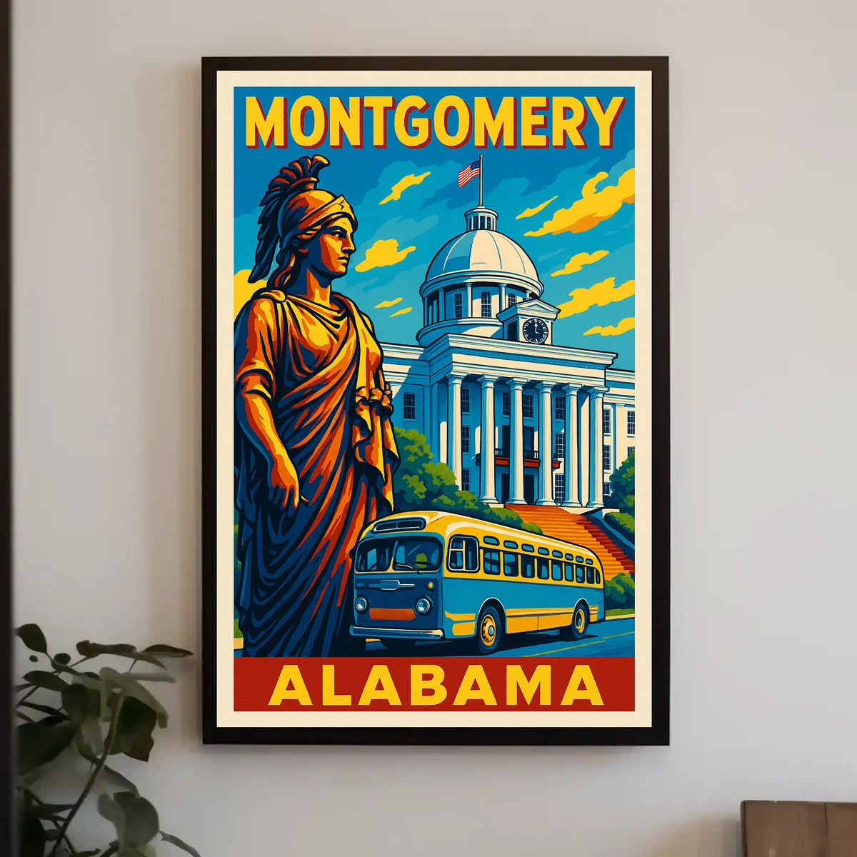 Montgomery, Alabama Poster