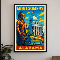 Montgomery, Alabama Poster