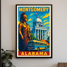 Montgomery, Alabama Poster
