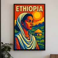 Ethiopia A Vibrant Heritage Poster