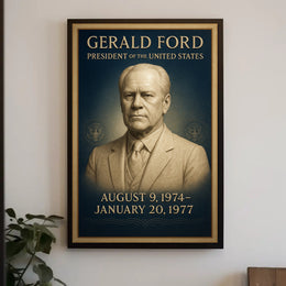 Gerald Ford – President of the United States Poster PosterGoat
