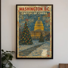 Washington, D.C. Capital Of Cheer Poster