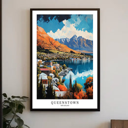 Queenstown New Zealand Poster