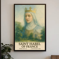 Saint Isabel Of France Poster