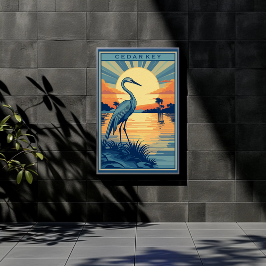 Cedar Key Travel Poster