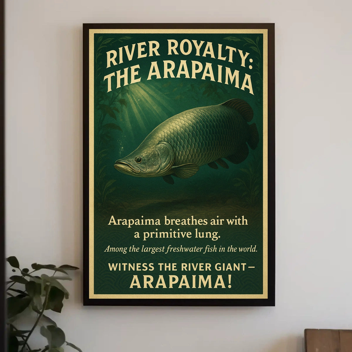 River Royalty The Arapaima Poster