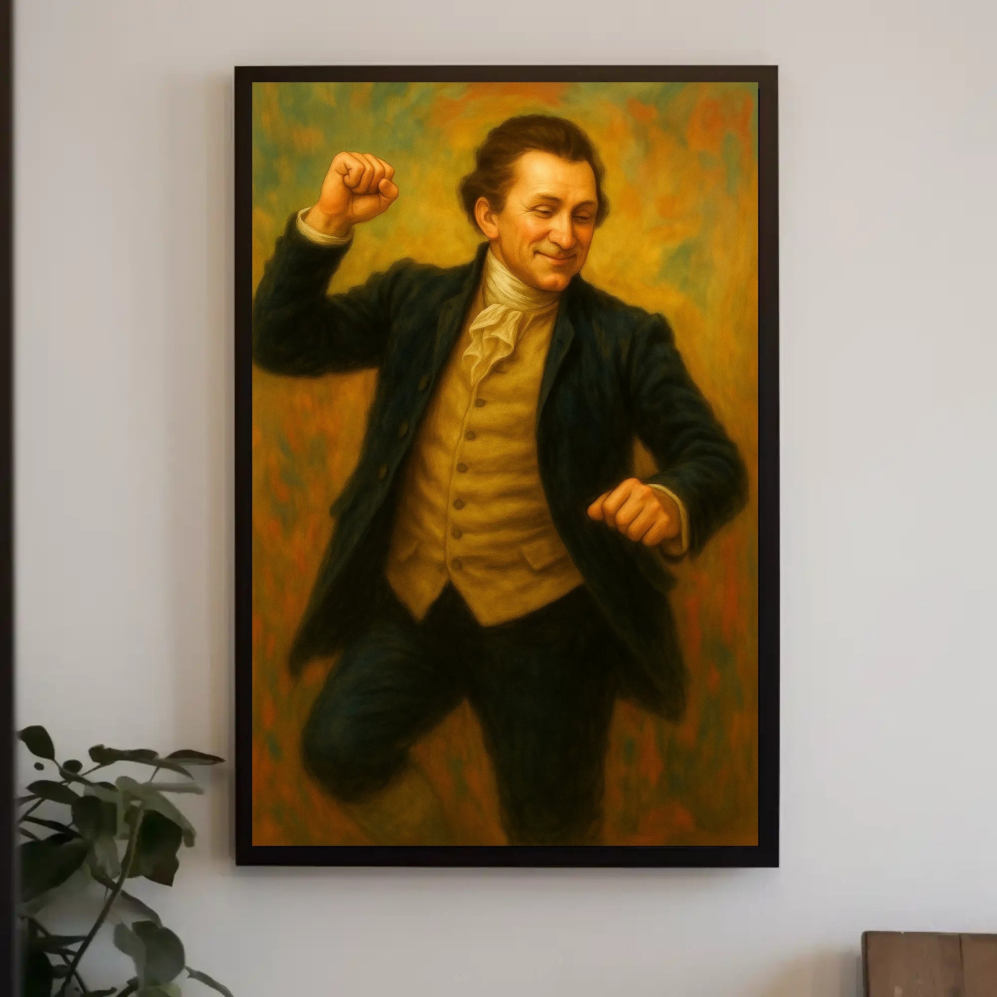 President James Monroe Funny Fist Pump Poster