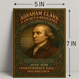 Revolutionary Patriot at Independence Hall Historical or Presidential Poster