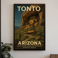 Tonto Cliff Dwellings And Museum Poster