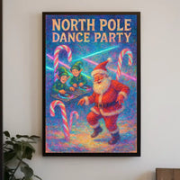 North Pole Dance Party Poster