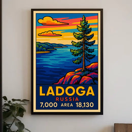 Lake Ladoga Russia Poster
