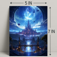 Celestial Cityscape Poster