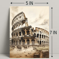 The Colosseum A Timeless Icon Poster