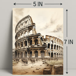 The Colosseum A Timeless Icon Poster