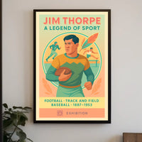 A Legend of Sport Exhibition Poster