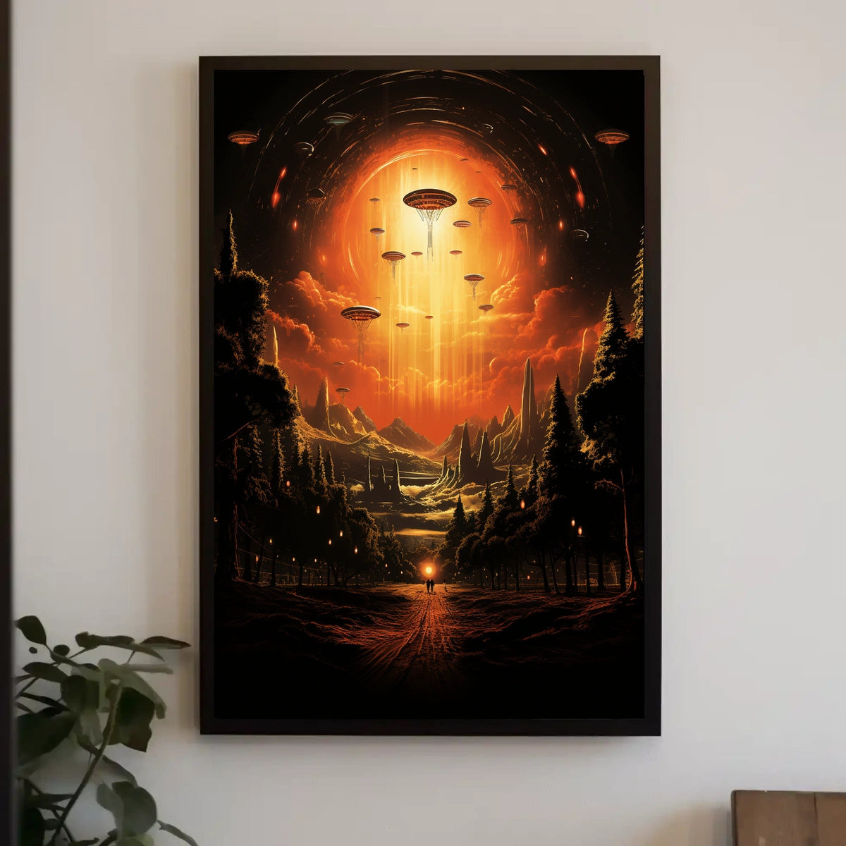 Celestial Arrival Poster
