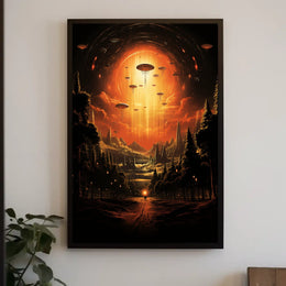 Celestial Arrival Poster