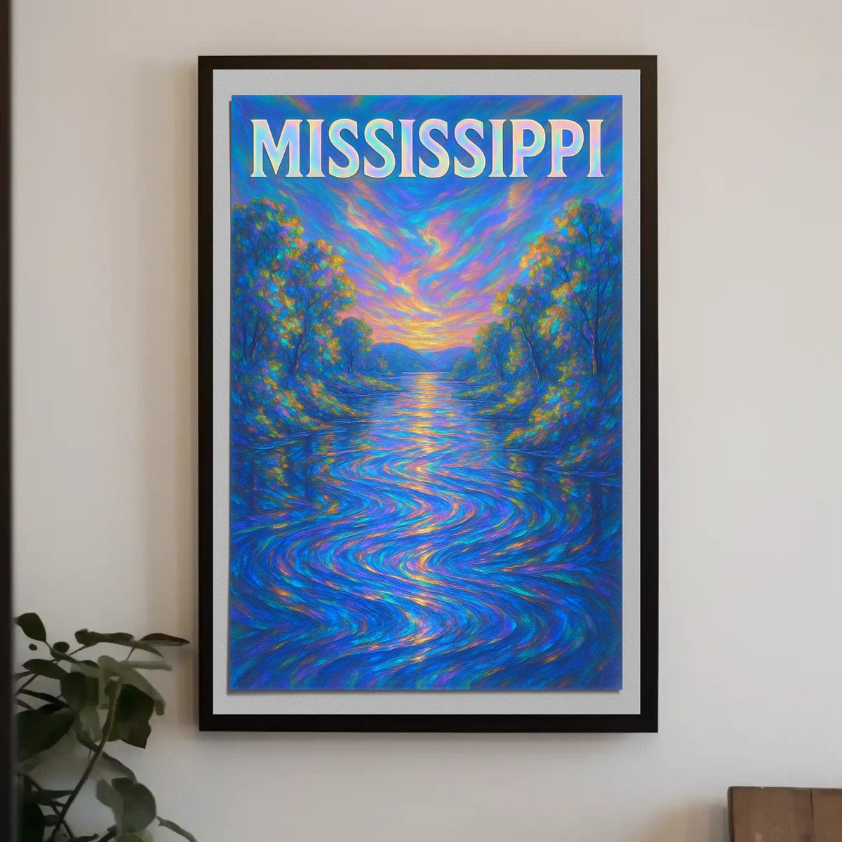 Mississippi River Serenity Poster