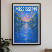 Mississippi River Serenity Poster