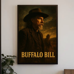 Buffalo Bill Iconic Western Cultural Heritage Poster