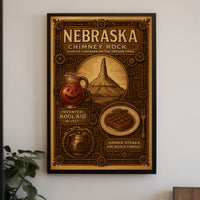 Nebraska's Pioneer Heritage Poster