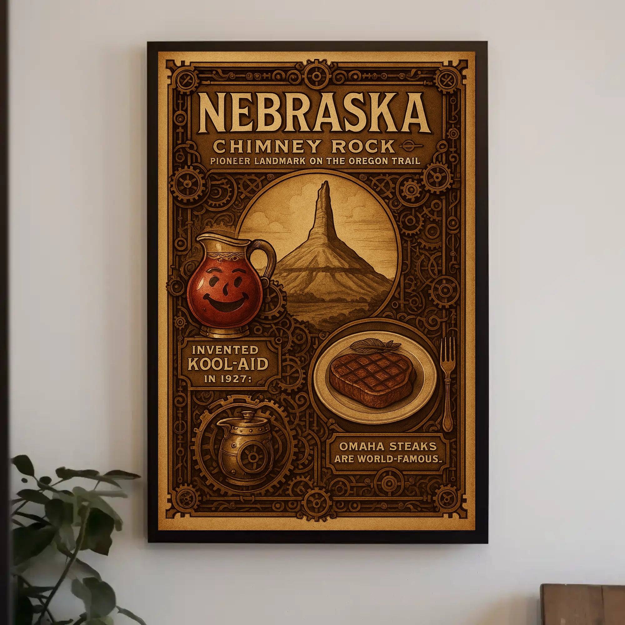 Nebraska's Pioneer Heritage Poster