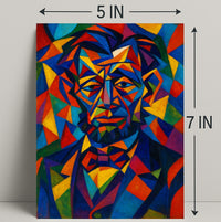 Cubist Historical Figure Art Print - Abstract or Artistic Poster