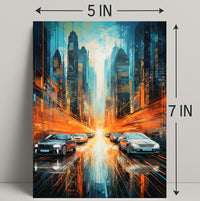 Futuristic Cityscape Poster
