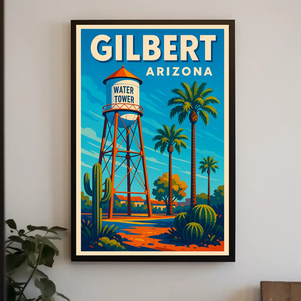 Gilbert, Arizona Water Tower Poster