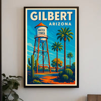 Gilbert, Arizona Water Tower Poster