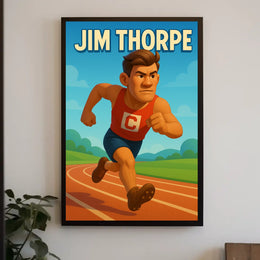 Jim Thorpe Athletic Legend Poster