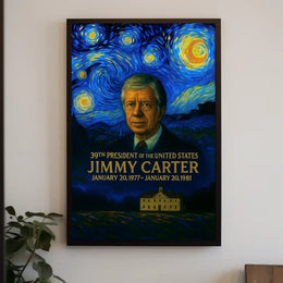 Jimmy Carter 39th President of the United States Presidential Masterpiece Series Poster