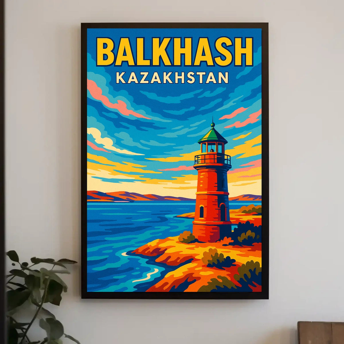 Balkhash, Kazakhstan Poster