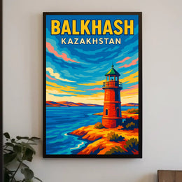 Balkhash, Kazakhstan Poster