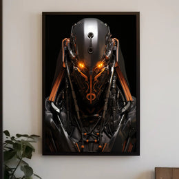 Futuristic Sentinel Poster PosterGoat