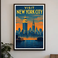 Visit New York City Poster PosterGoat