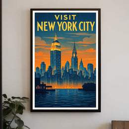 Visit New York City Poster PosterGoat