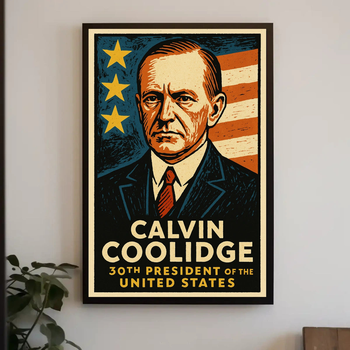Calvin Coolidge 30th President Poster
