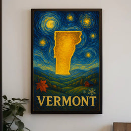 Vermont A Starry Tribute Poster